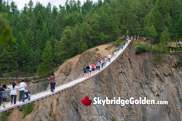 Skybridge in Golden British Columbia